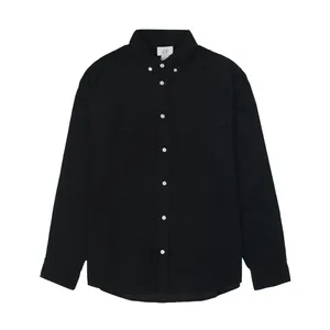 پیراهن آستین بلند مردانه اچ اند ام مدل BLK-HM