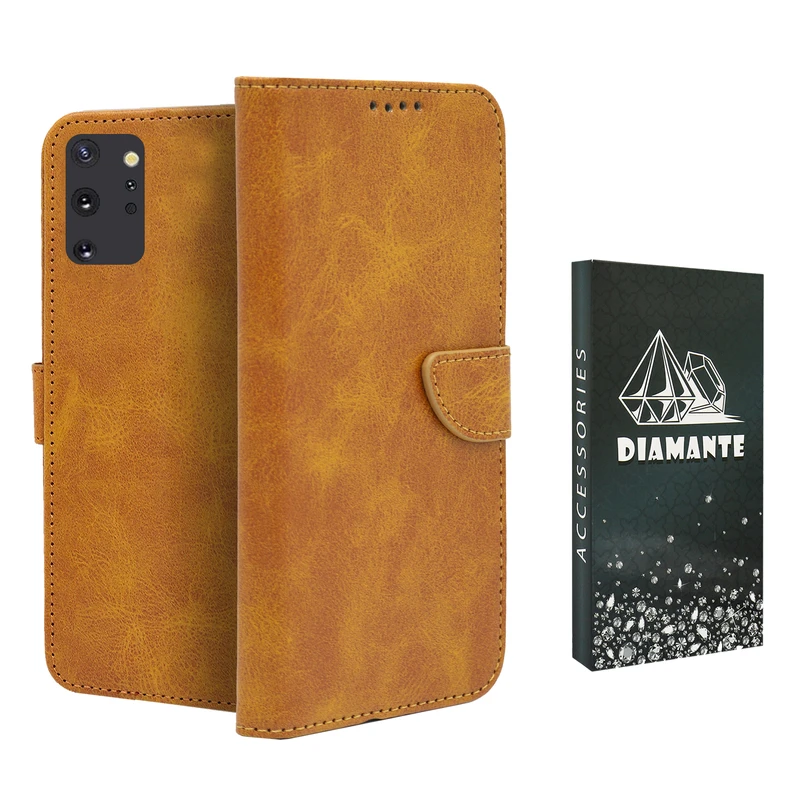 کیف کلاسوری دیامانته مدل Nezhad Bk مناسب برای گوشی موبایل سامسونگ Galaxy Note 10 Plus به همراه بندآویز