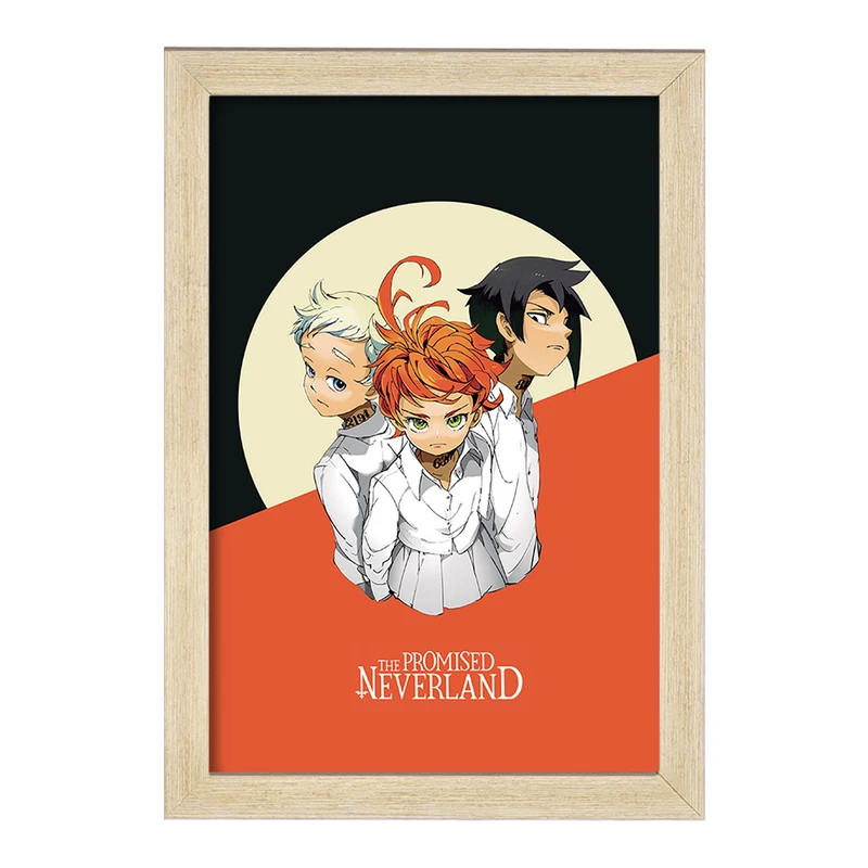 تابلو خندالو مدل انیمه ناکجا آباد موعود Promised Neverland  کد 10119