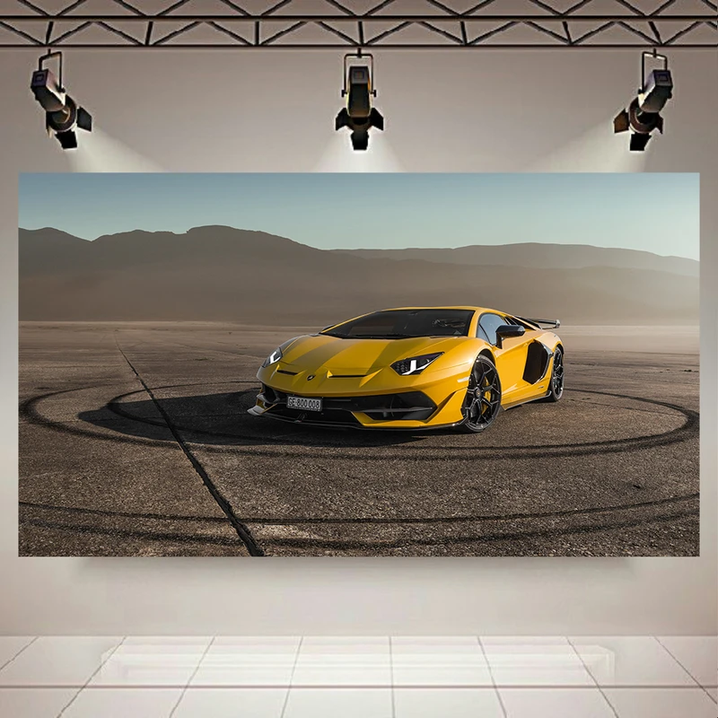 پوستر طرح ماشین مدل لامبورگینی Aventador کد AR13080