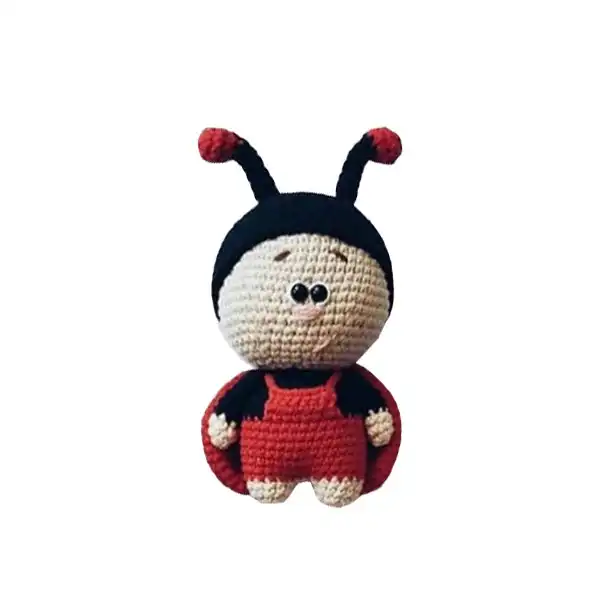 عروسک بافتنی مدل کفشدوزک کد 13