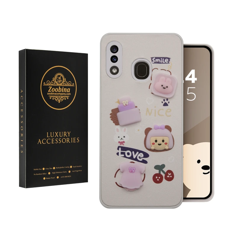 کاور زوبینا مدل waffle مناسب برای گوشی موبایل سامسونگ Galaxy A20 / A30