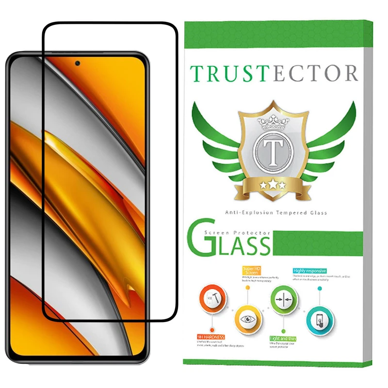 محافظ صفحه نمایش سرامیکی تراستکتور مدل CRT-Glass مناسب برای گوشی موبایل شیائومی Poco F3