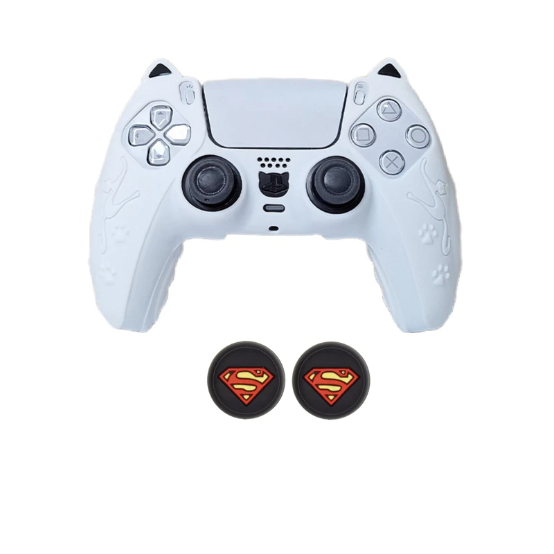 محافظ دسته بازی پلی استیشن۵ مدل Cat111 به همراه روکش آنالوگ بسته دو عددی 