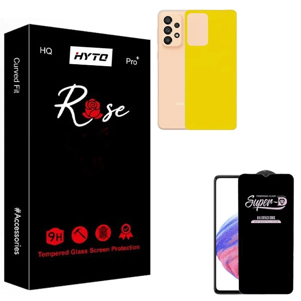 محافظ صفحه نمایش هیتو مدل Rose SuperD Pro مناسب برای گوشی موبایل سامسونگ galaxy A33 5G به همراه محافظ پشت گوشی
