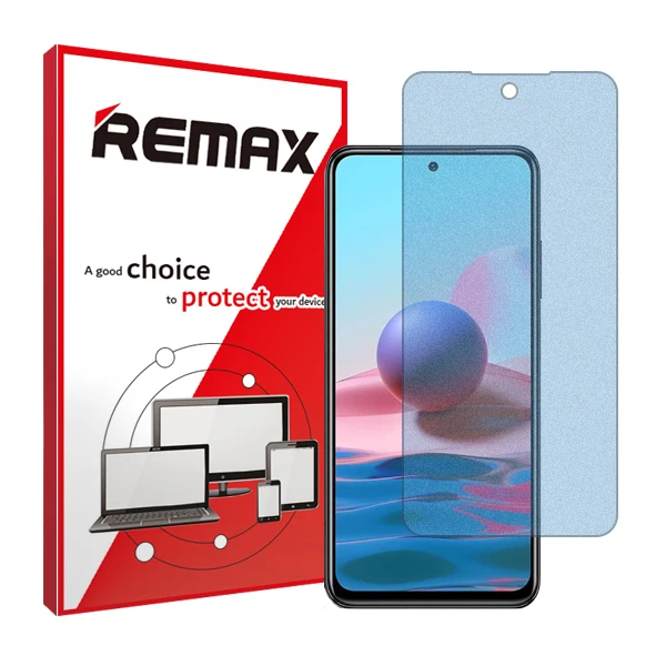 محافظ صفحه نمایش مات آنتی بلو ریمکس مدل HyMBLU مناسب برای گوشی موبایل شیائومی Redmi Note 10S