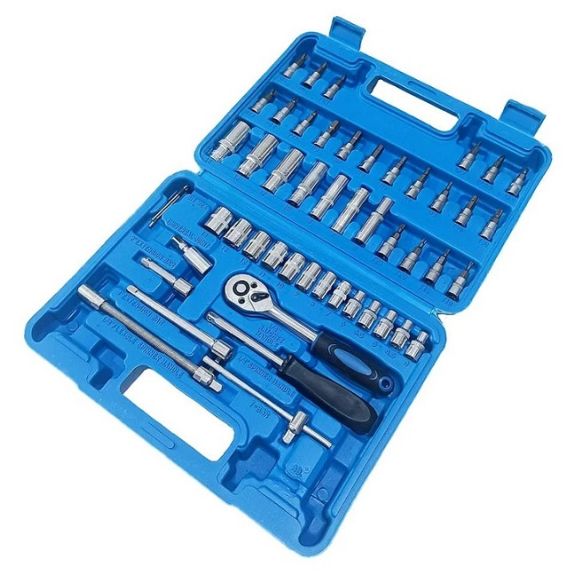 جعبه بکس و پیچ گوشتی 1/4 اینچ مجموعه 53 عددی
