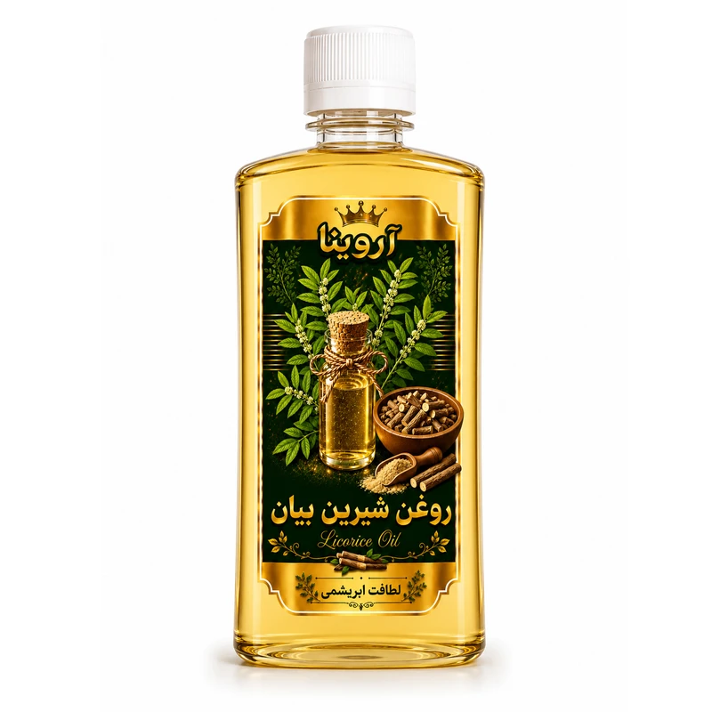 روغن شیرین بیان آروینا مدل LIceO حجم ۱۲۰ میلی لیتر