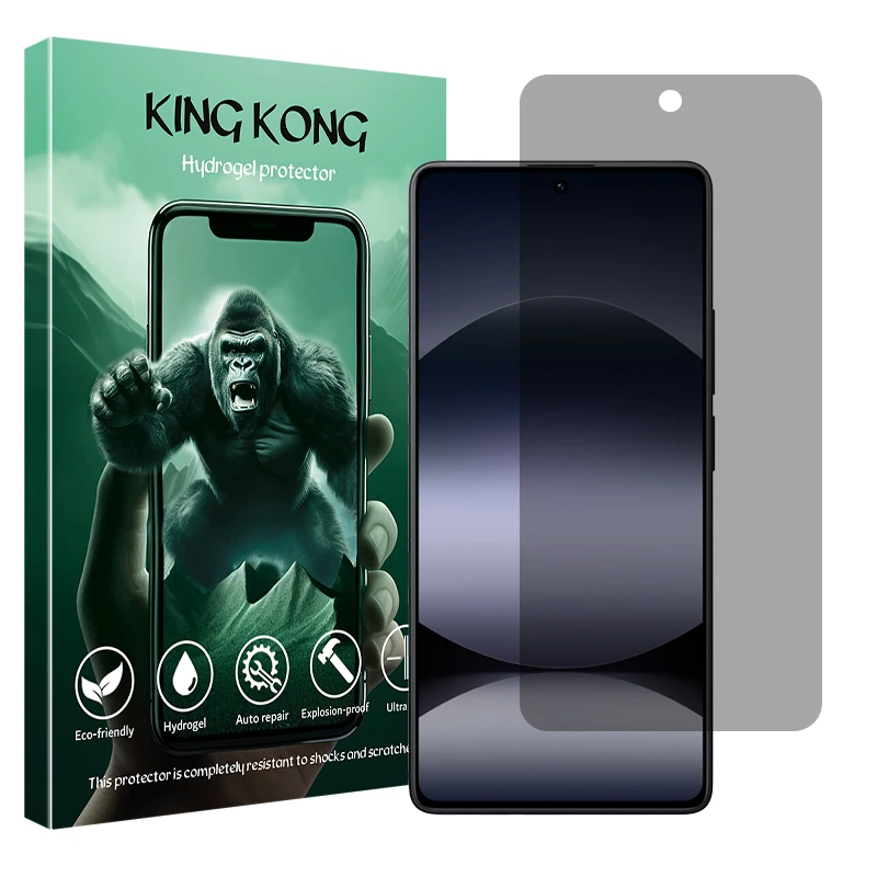 محافظ صفحه نمایش حریم شخصی کینگ کونگ مدل Tough مناسب برای گوشی موبایل شیائومی Redmi Note 14S