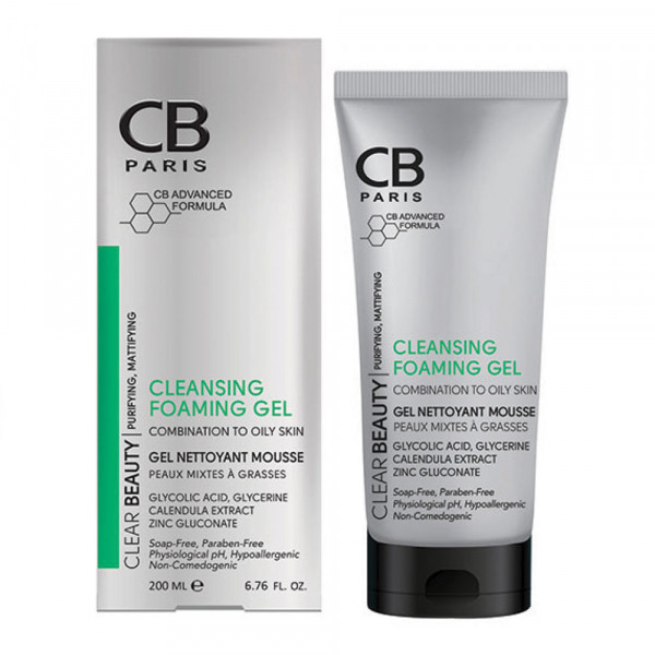 فوم پاک کننده آرایش صورت سی بی مدل 02 حجم 200 میلی لیتر