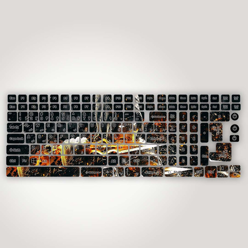 برچسب حروف فارسی کیبورد مدل Gaming کد K-130 