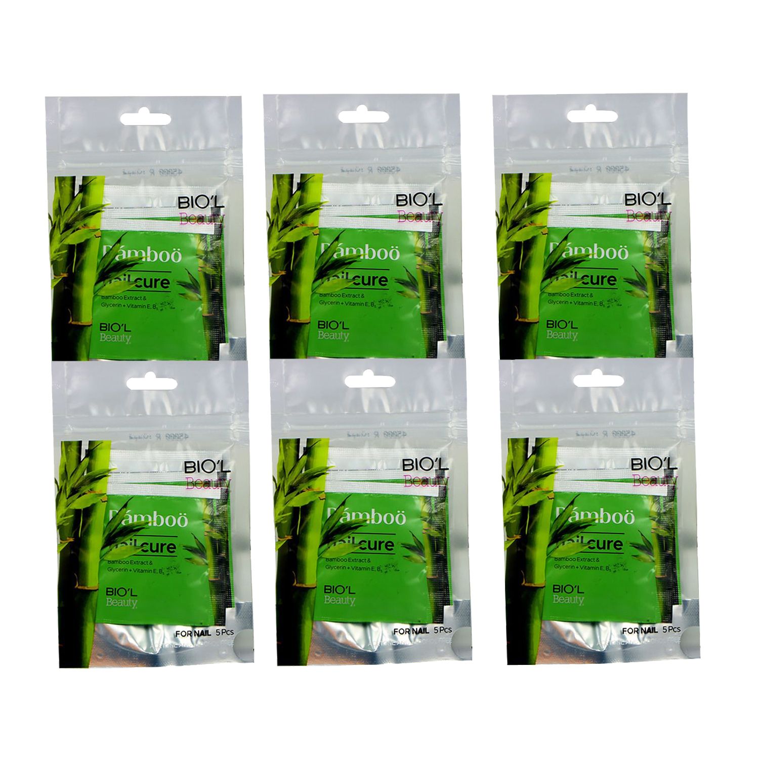 پد لاک پاک کن بیول مدل bamboo مجموعه 6 عددی -  - 1