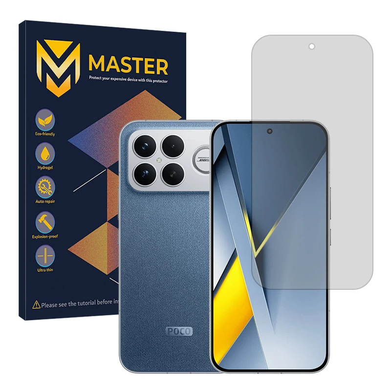 محافظ صفحه نمایش شفاف مستر مدل Resistant مناسب برای گوشی موبایل شیائومی Poco F8 Ultra  