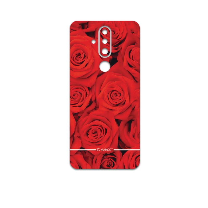 برچسب پوششی ماهوت مدل Red-Flower مناسب برای گوشی موبایل نوکیا X71