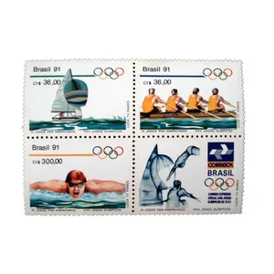 تمبر یادگاری مدل ورزشهای المپیک کد DS2465 مجموعه 4 عددی