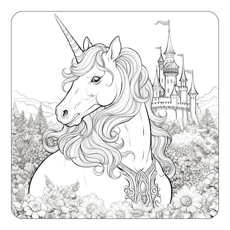 مگنت کاکتی طرح اسب تک شاخ و یونیکورن مدل mp30397