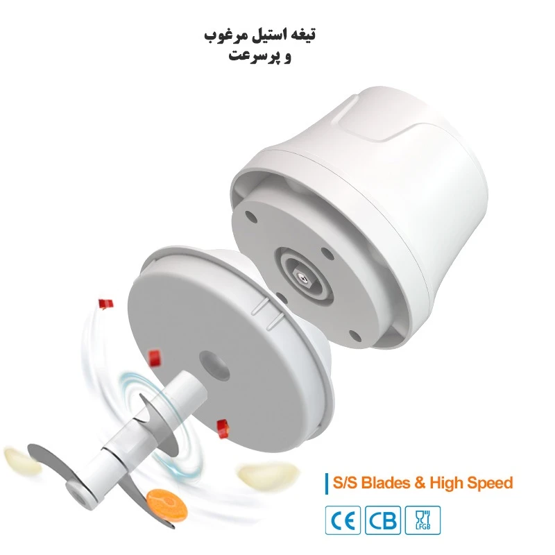 خردکن شارژی مدل K1203 عکس شماره 3