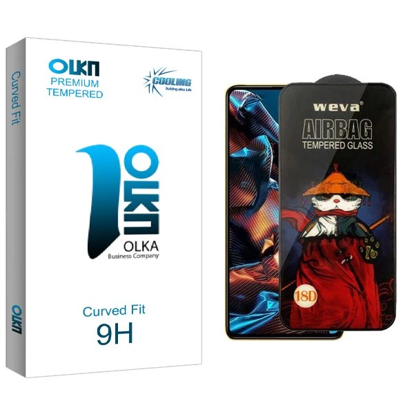 محافظ صفحه نمایش کولینگ مدل Olka Airbag مناسب برای گوشی موبایل شیائومی Redmi Note 12 4G