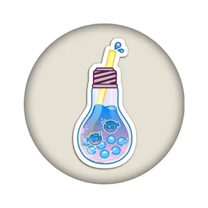 استیکر تزئینی موبایل مدل لامپ کد 4677