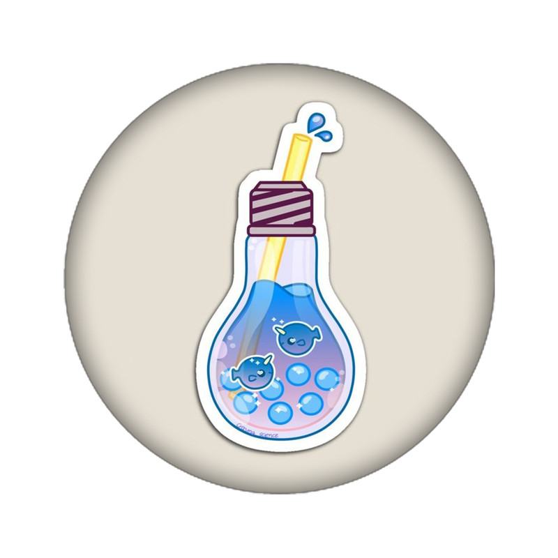 استیکر تزئینی موبایل مدل لامپ کد 4677