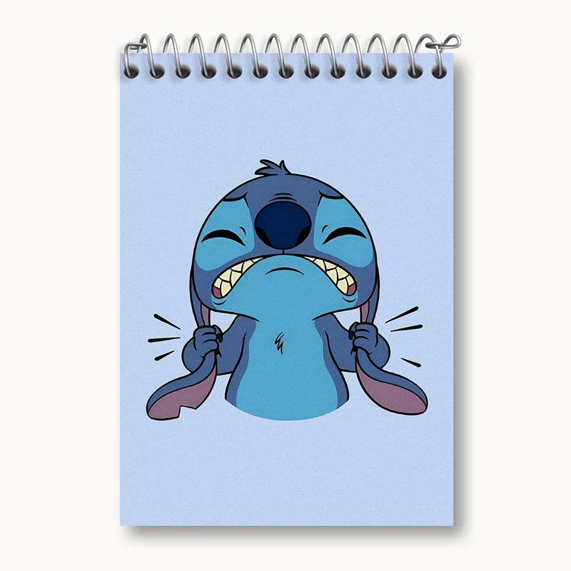 دفتر یادداشت 50 برگ خندالو طرح استیچ (Stitch) کد N2952