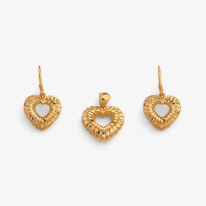 نیم ست طلا 18 عیار زنانه مایا ماهک مدل MS0757