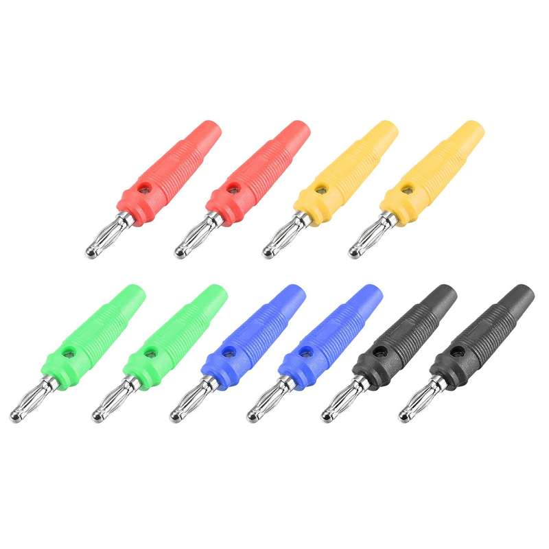 فیش منبع تغذیه مدل 4mm-Banana.Plug بسته 10 عددی