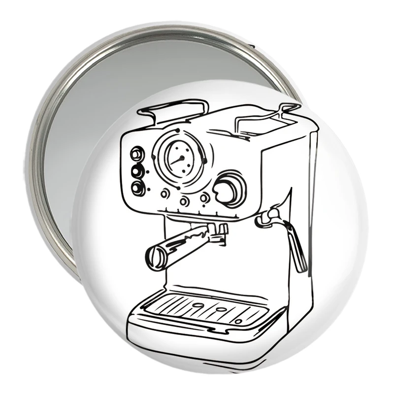 آینه جیبی خندالو مدل دستگاه قهوه ساز کد 27619