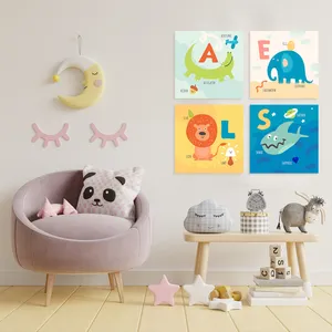 تابلو شاسی بیب استور طرح کودک مدل BA-002 مجموعه چهار عددی