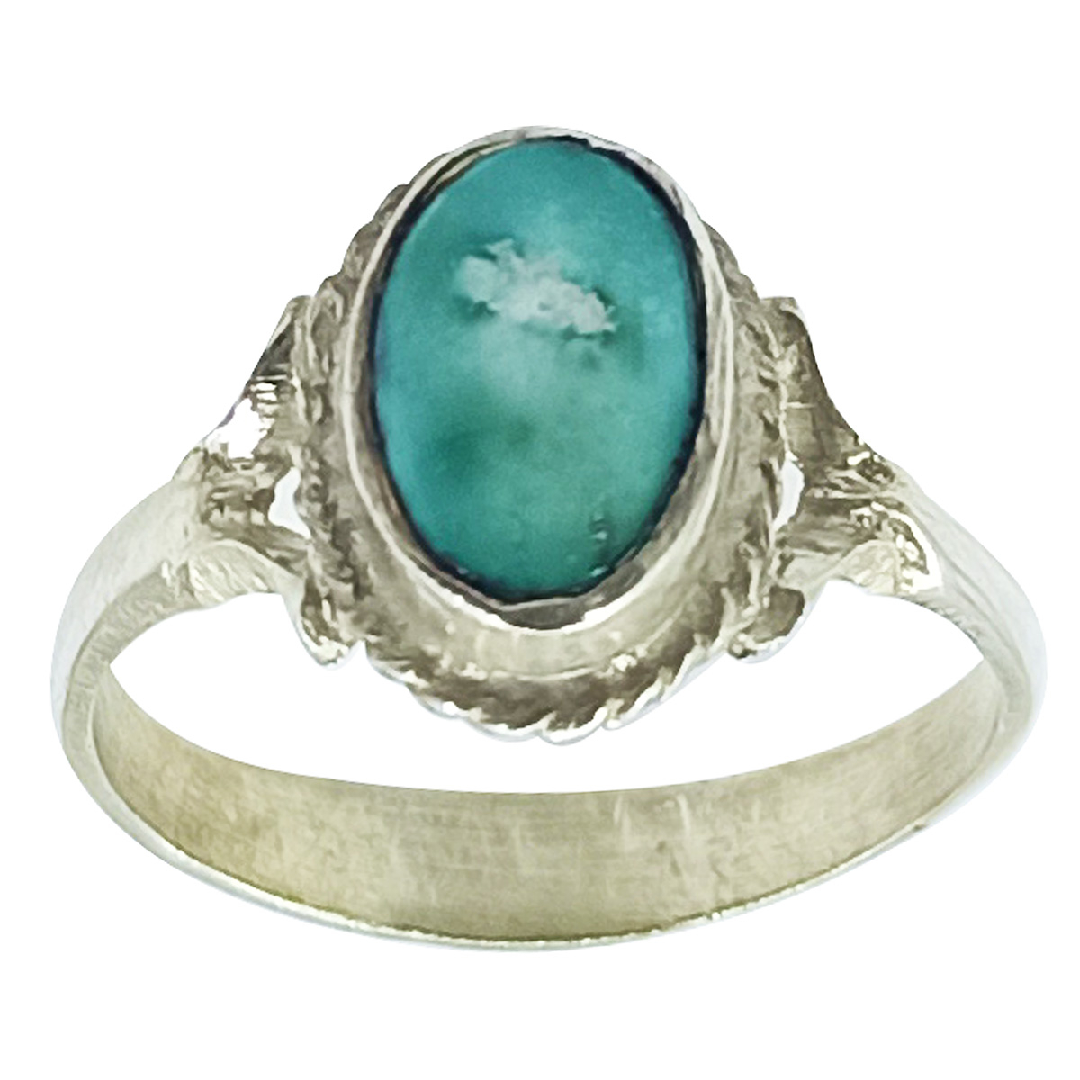 انگشتر نقره زنانه سلین کالا مدل فیروزه نیشابور کد ce-As100