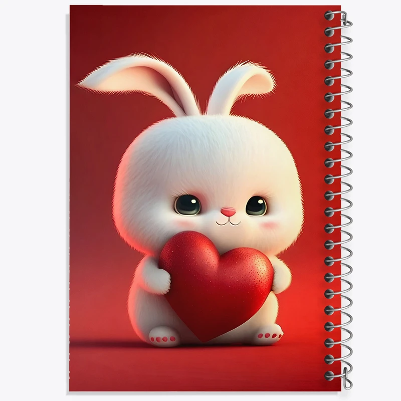 دفتر مشق 100 برگ خندالو طرح خرگوش کیوت کد N4090