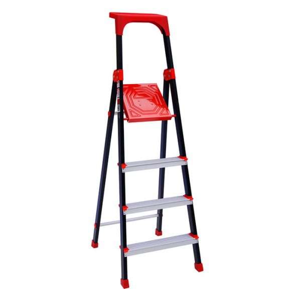 نردبان 4 پله آلوم پارس پله مدل الماس