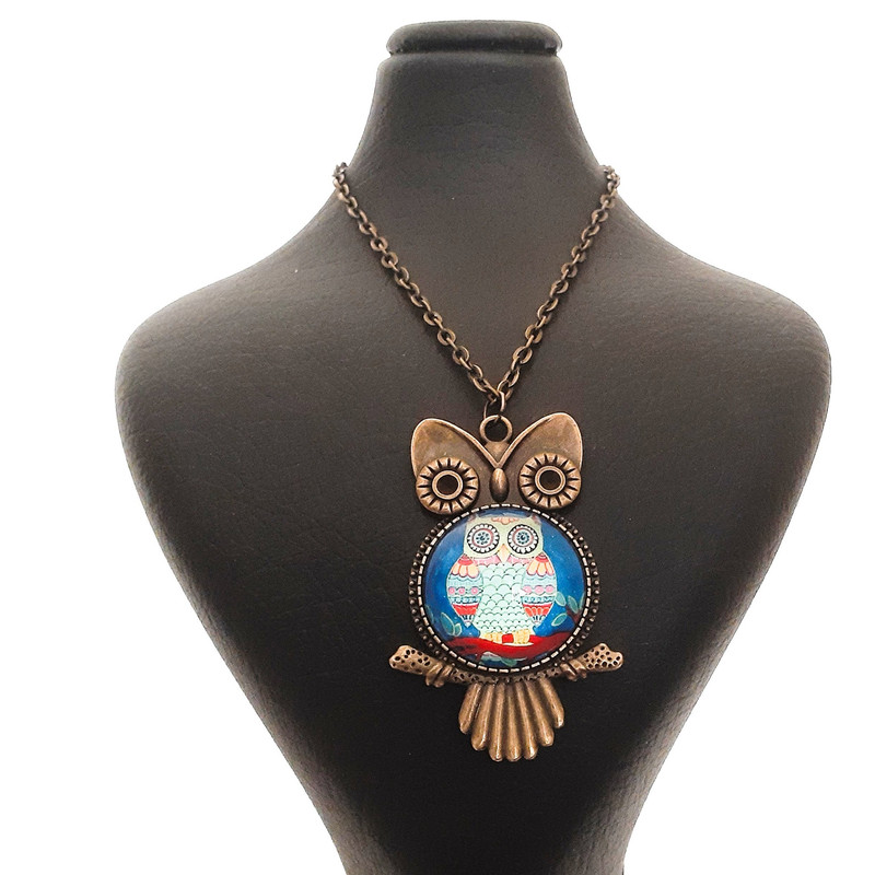 گردنبند دخترانه مدل جغد کد 22 گردنبند دخترانه مدل جغد کد 22