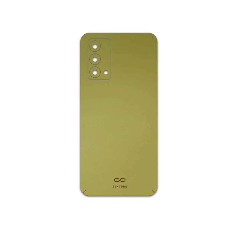 برچسب پوششی ماهوت مدل Matte-Gold مناسب برای گوشی موبایل ریلمی GT Master