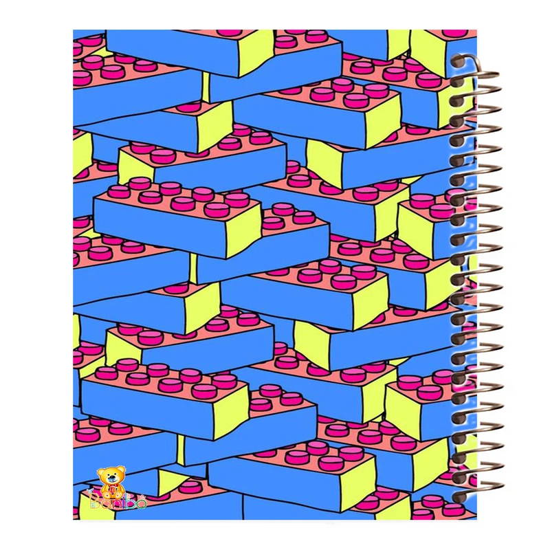 دفتر مشق 100 برگ بانیبو طرح لگو  کد 343