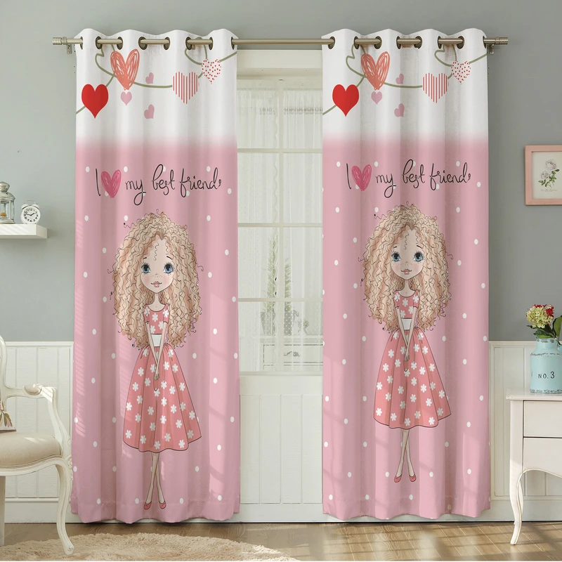 پرده نیروانا طرح  کودک مدل هازان کد 8325 سایز 140×280 سانتی متر