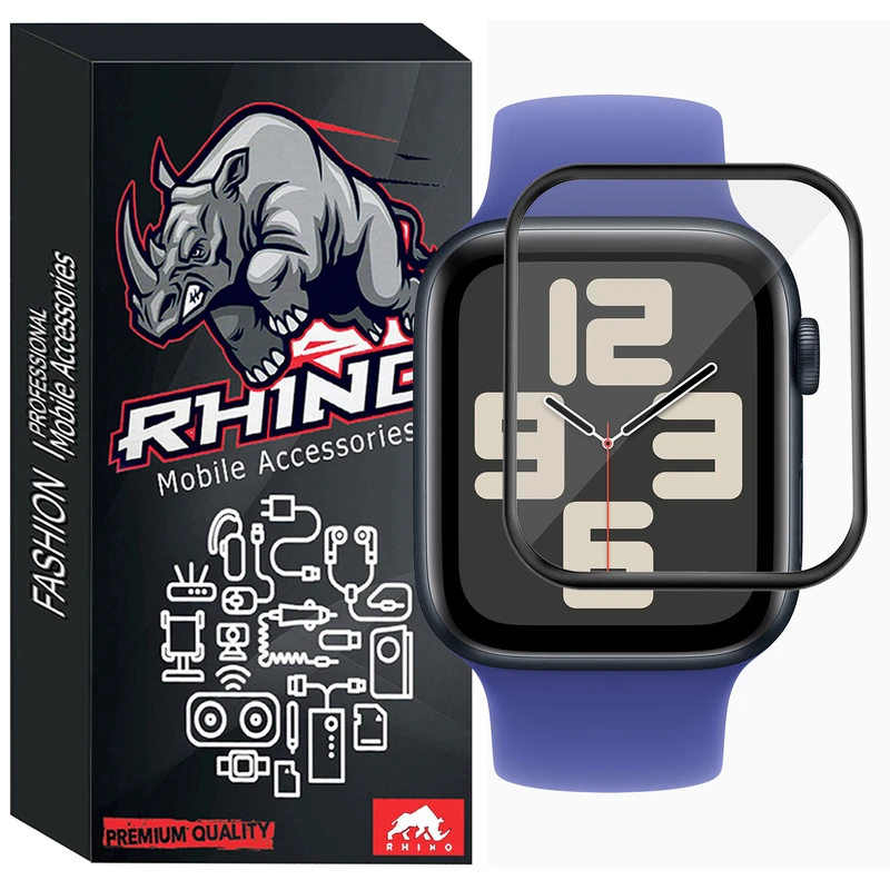 محافظ صفحه نمایش راینو مدل PMMA مناسب برای اپل واچ سری SE 2023 44 میلی متر