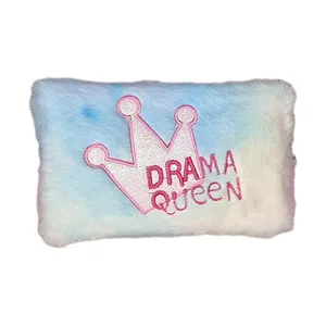 کیف لوازم آرایش زنانه مدل فانتزی پولیشی طرح تاج