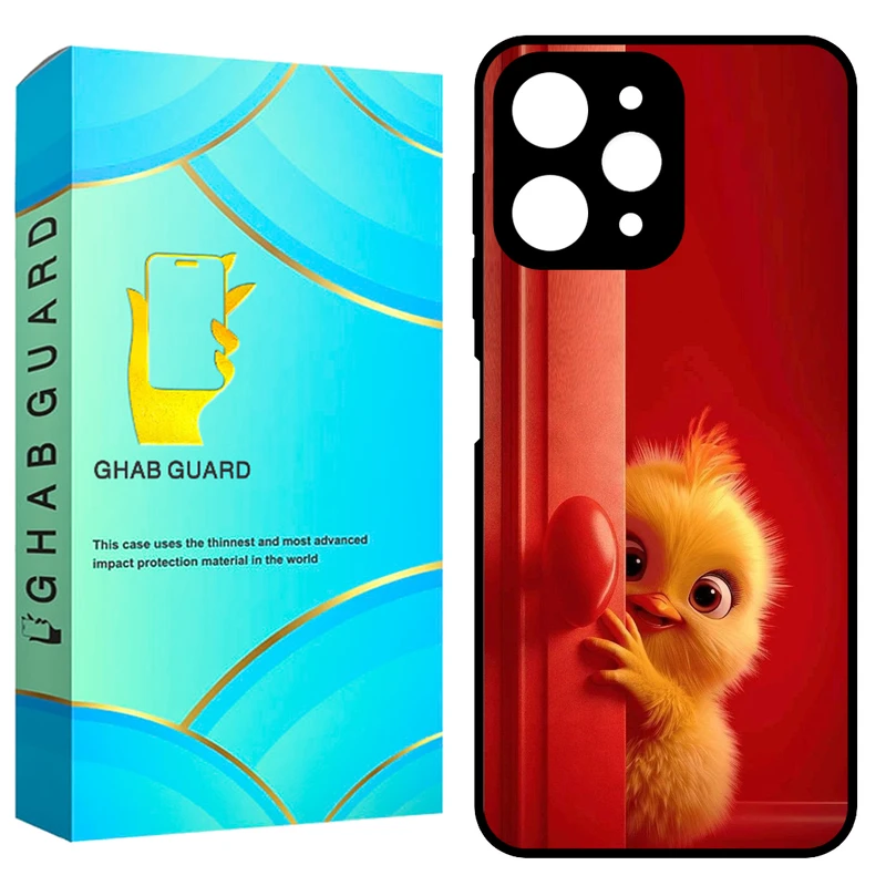 کاور قاب گارد طرح جوجه مدل GCHPR12 مناسب برای گوشی موبایل شیائومی Redmi 12 4G / Redmi 12 5G / Poco M6 Pro 5G