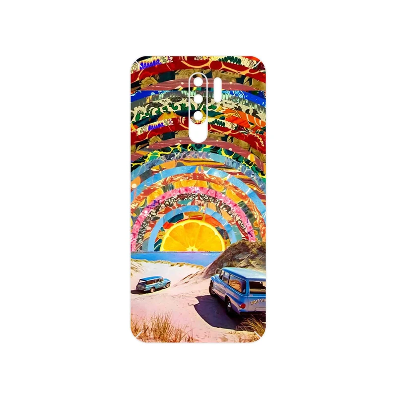 برچسب پوششی ماهوت مدل Collage of Orange Sky مناسب برای گوشی موبایل شیائومی Redmi 9