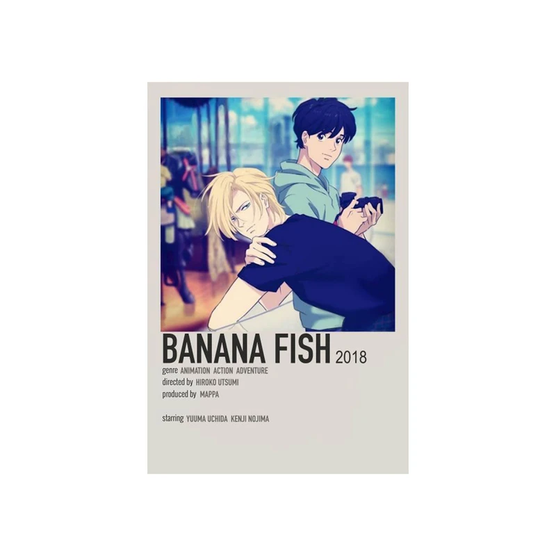 استیکر مدل انیمه طرح Banana Fish