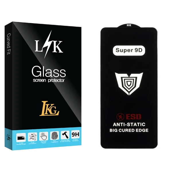 محافظ صفحه نمایش ال کا جی مدل Super 9D LKK مناسب برای گوشی موبایل شیائومی Redmi Note 13 Pro 5G / Poco X6
