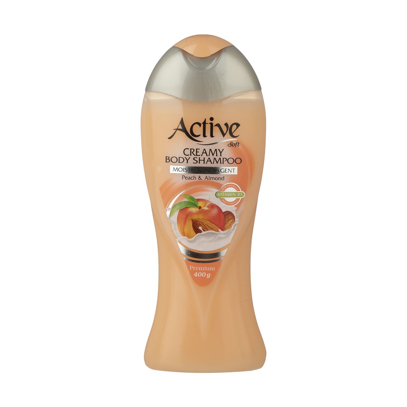 شامپو بدن کرمی اکتیو مدل Peach And Almond مقدار 400 گرم -  - 1