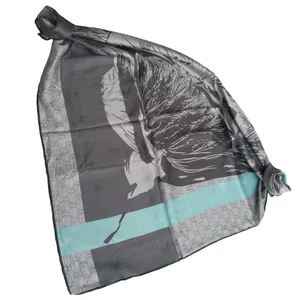 روسری زنانه گوچی مدل ساتن ابریشم کد 546