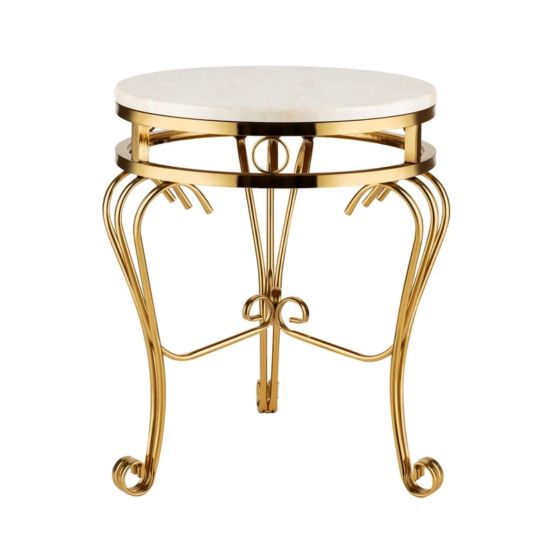 میز عسلی مدل فلزی کلاسیک