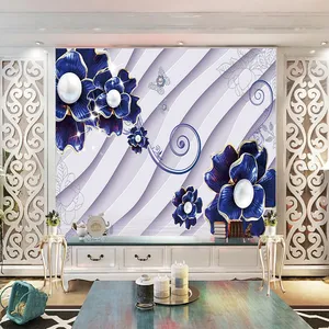 پوستر دیواری سه بعدی مدل گل برجسته DRVF1142