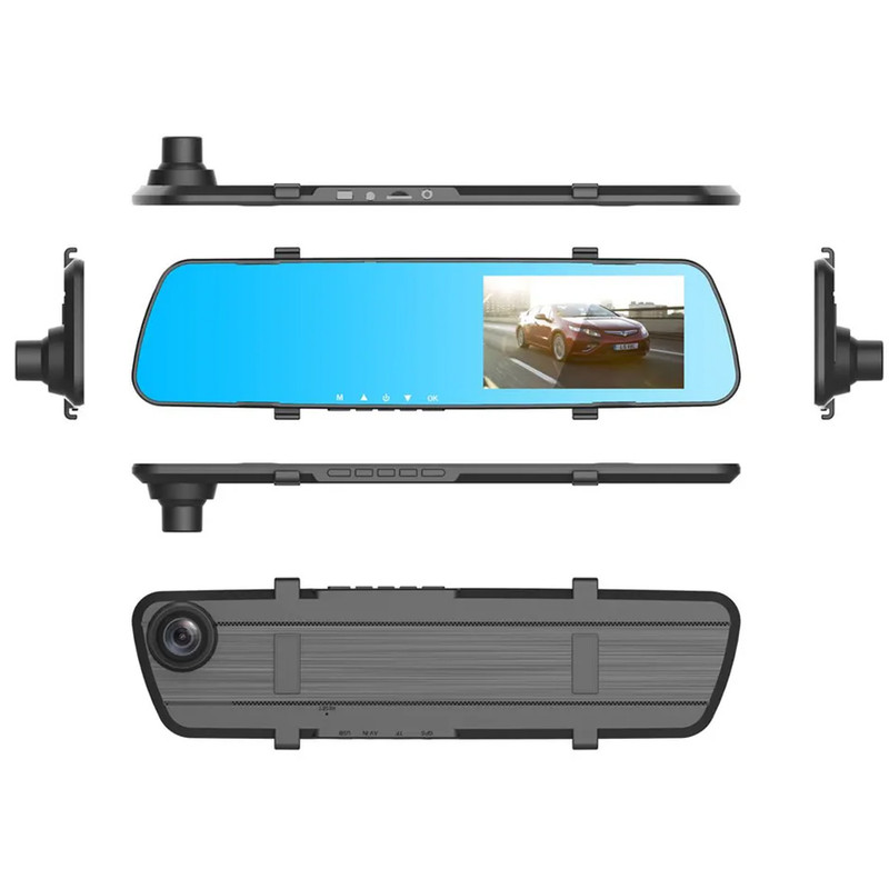 آینه مانیتوردار و دوربین دنده عقب خودرو کد DVR-5