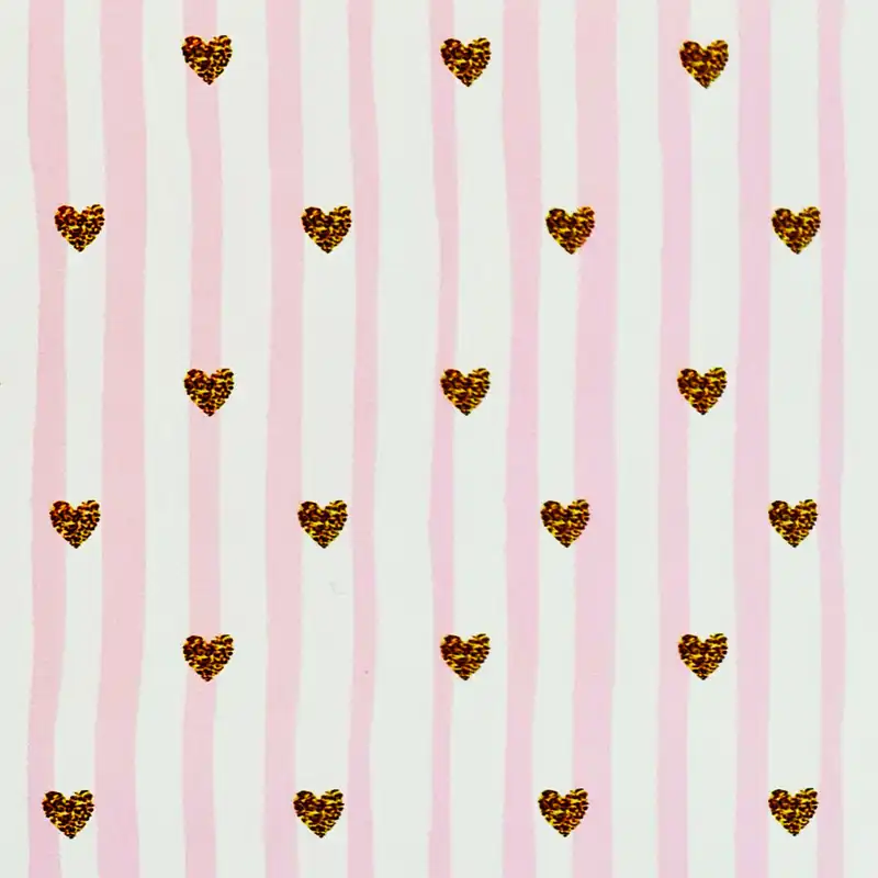 چرم مصنوعی طرح راه راه قلبی مدل FLA120802