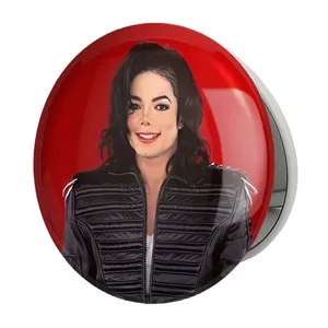 آینه جیبی خندالو طرح مایکل جکسون Michael Jackson مدل تاشو کد 19217 