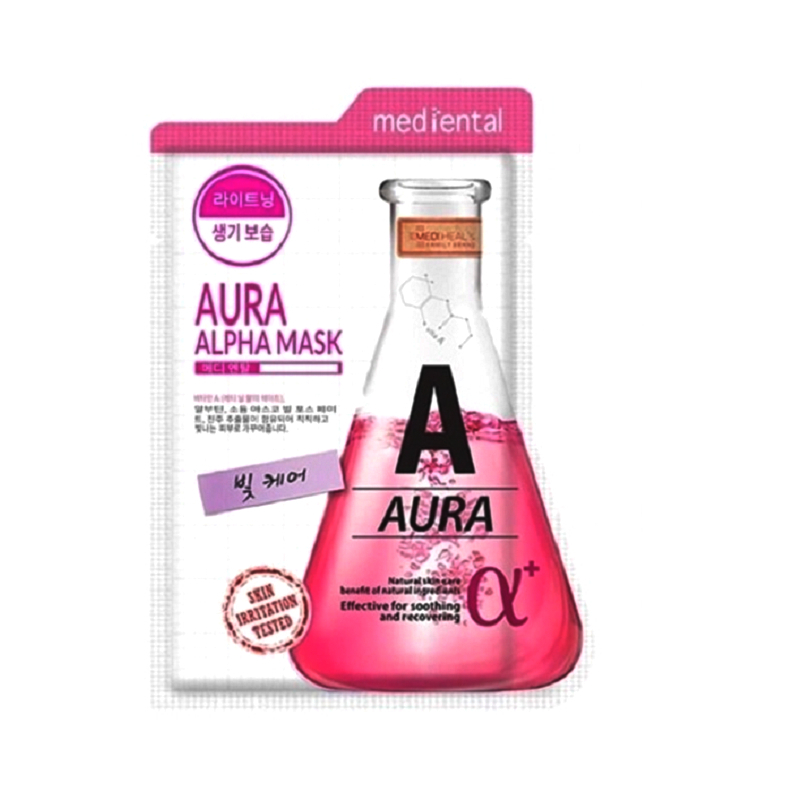 ماسک صورت آئورا آلفا مدل Mediental حجم 25 میلی لیتر